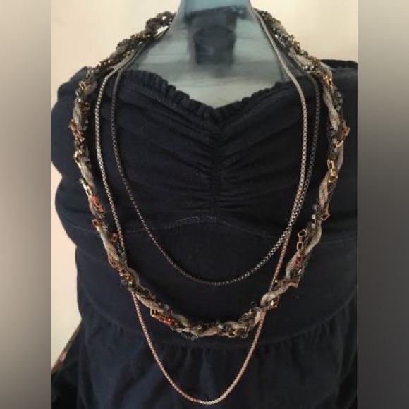 Armani Exchange Layered Chain Necklace 22$